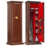 Универсальный сейф с отделкой натуральным деревом Armwood-44 EL Flock.