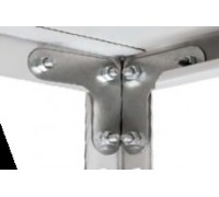 Комплект крепежа стойки MS Strong Г-образный (уголки 4 шт)