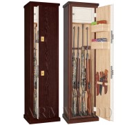 Оружейный сейф с отделкой натуральным деревом Armwood-55.074 LUX.
