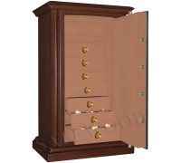 Элитный ювелирный сейф в дереве Safewood 112EL Flock 7Dr